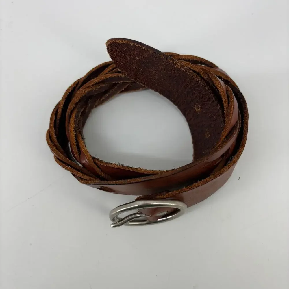 Liz Claiborne Belt Women's Braided Boho Weaved Y2K